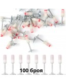 Комплектът от 100бр Пирони